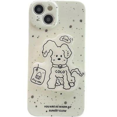 Small Inks Speckle Dog Phone Case - MyMobile