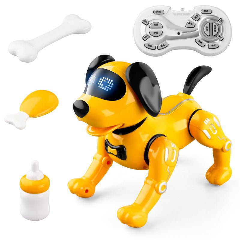 Smart Remote Control Robot Dog Children's Early Educational Toy Parent - Child Puzzle Interaction Electronic Pet Sing Dog Kid Gift - MyMobile