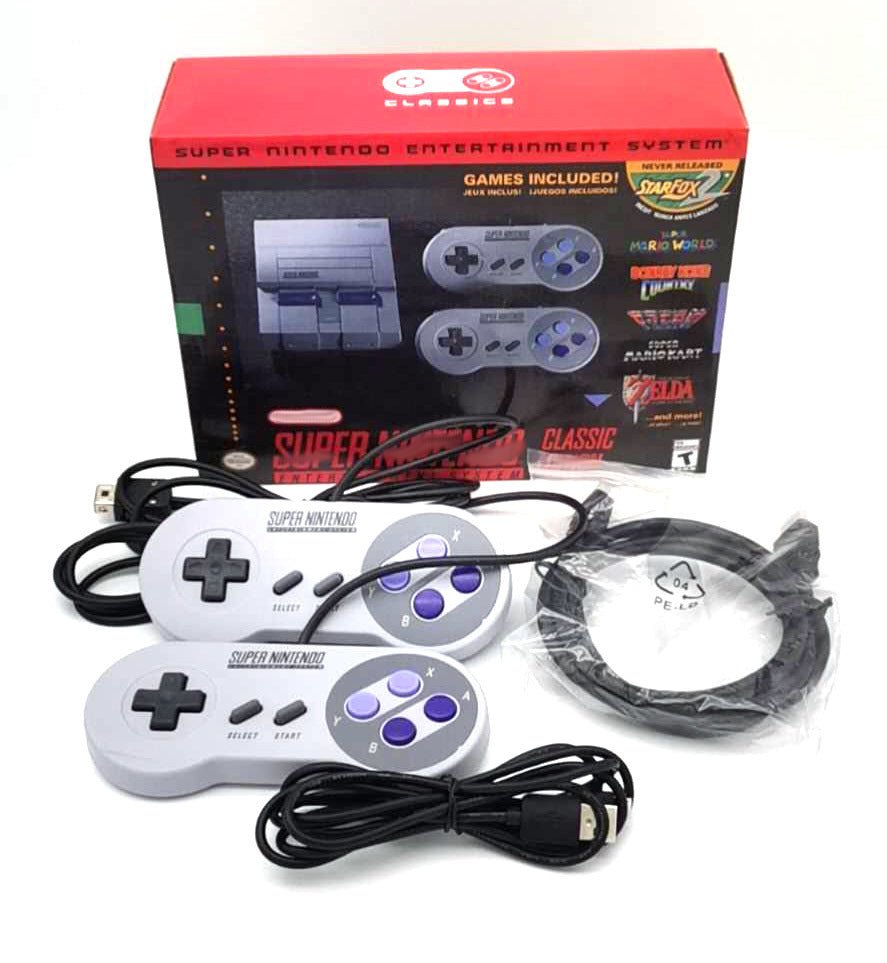 SNES Game Console 16 Bit MINI Game Console Replica - MyMobile