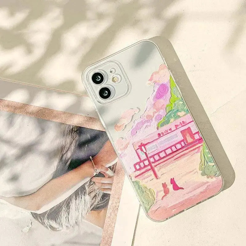 Soft Silicone Two Cat Mobile Phone Cases - MyMobile