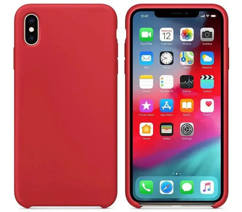 Solid Color Liquid Silicone Phone Case Protector - MyMobile