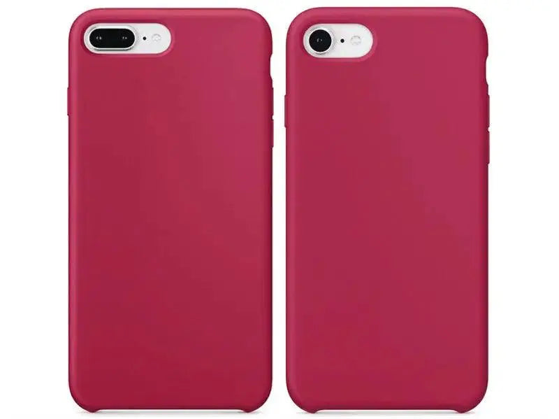 Solid Color Liquid Silicone Phone Case Protector - MyMobile