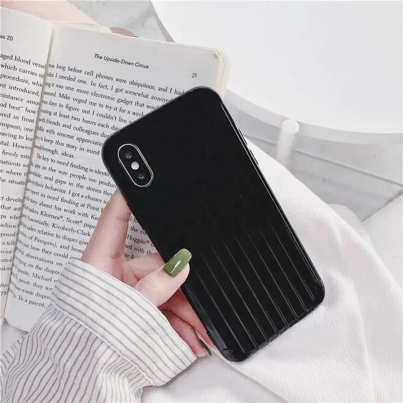 Solid color tpu suitcase phone case - MyMobile