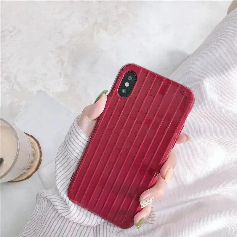 Solid color tpu suitcase phone case - MyMobile