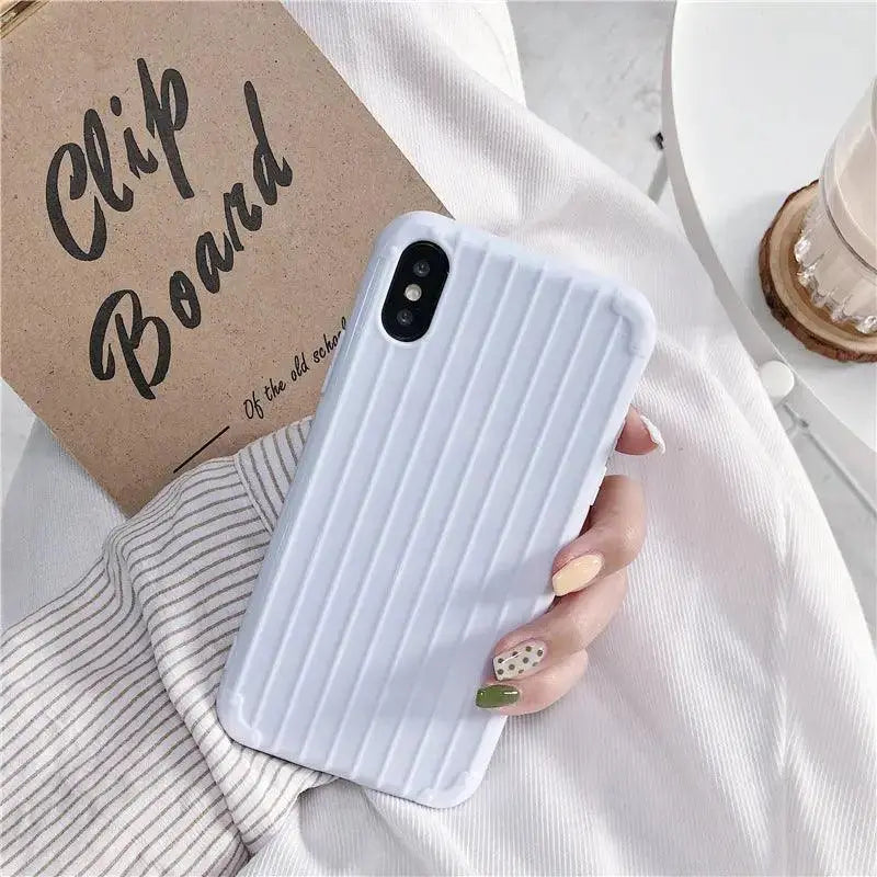 Solid color tpu suitcase phone case - MyMobile