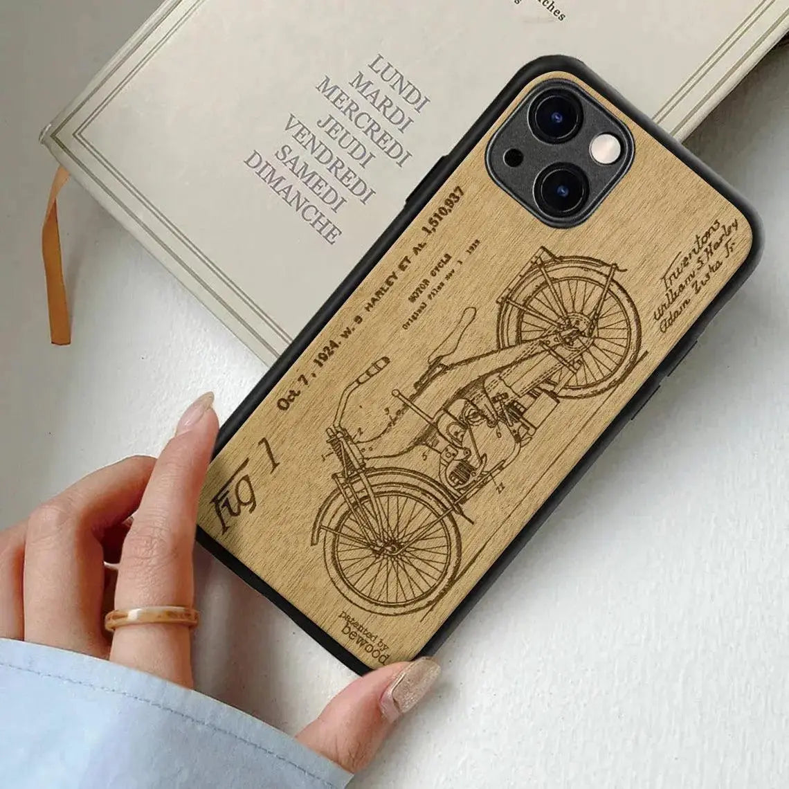 Solid Wood Mobile Phone Glass Case - MyMobile