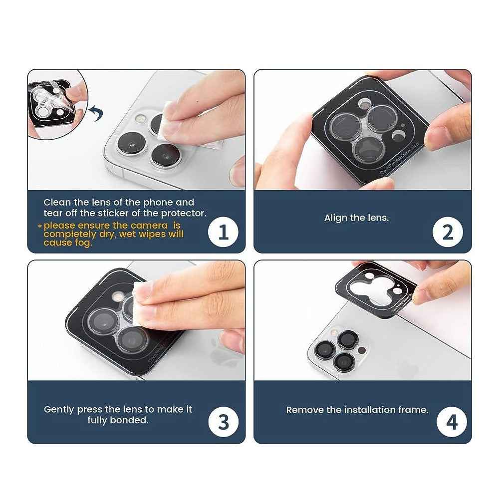 Kinglas Camera Lens Protector (Set of 3) for iPhone 15 Pro / 15 Pro Max