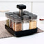 Spice Jar Glass Organizer Pepper Seasoning Container Kitchen - MyMobile