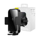 Baseus Halo Car Phone Holder With 15W Induction Charger For A Sheet Of Paper - MyMobile