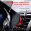 Baseus Car Mount Magnetic Air Vent Phone Holder with Cable Clip