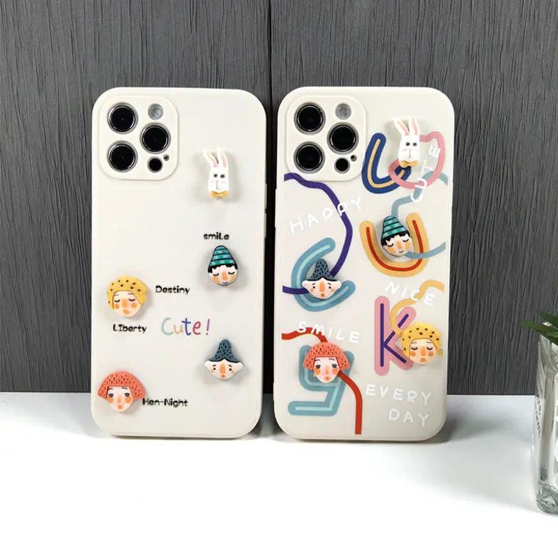 Suitable For 3D Head Doll Mobile Phone Case - MyMobile