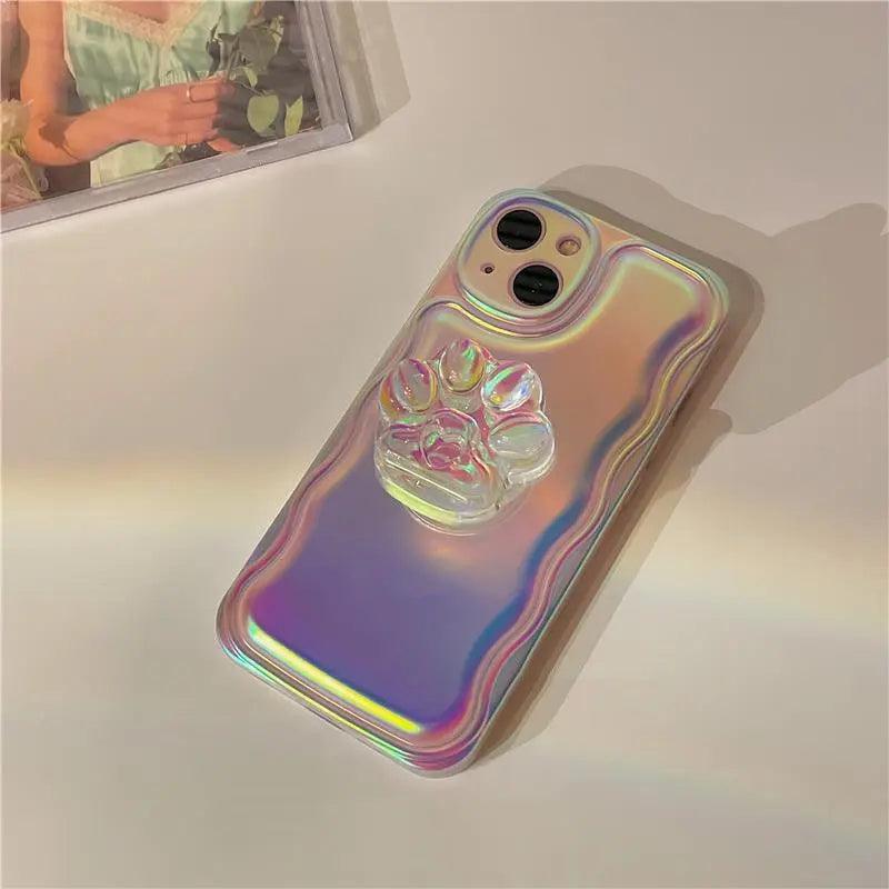 Super Fairy Laser Cat Paw Phone Case New For iPhone 11, 12, 13, 14 - MyMobile