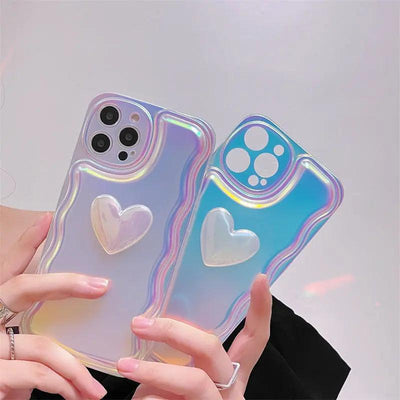 Super Fairy Laser Heart 3D Mobile Phone Case - MyMobile