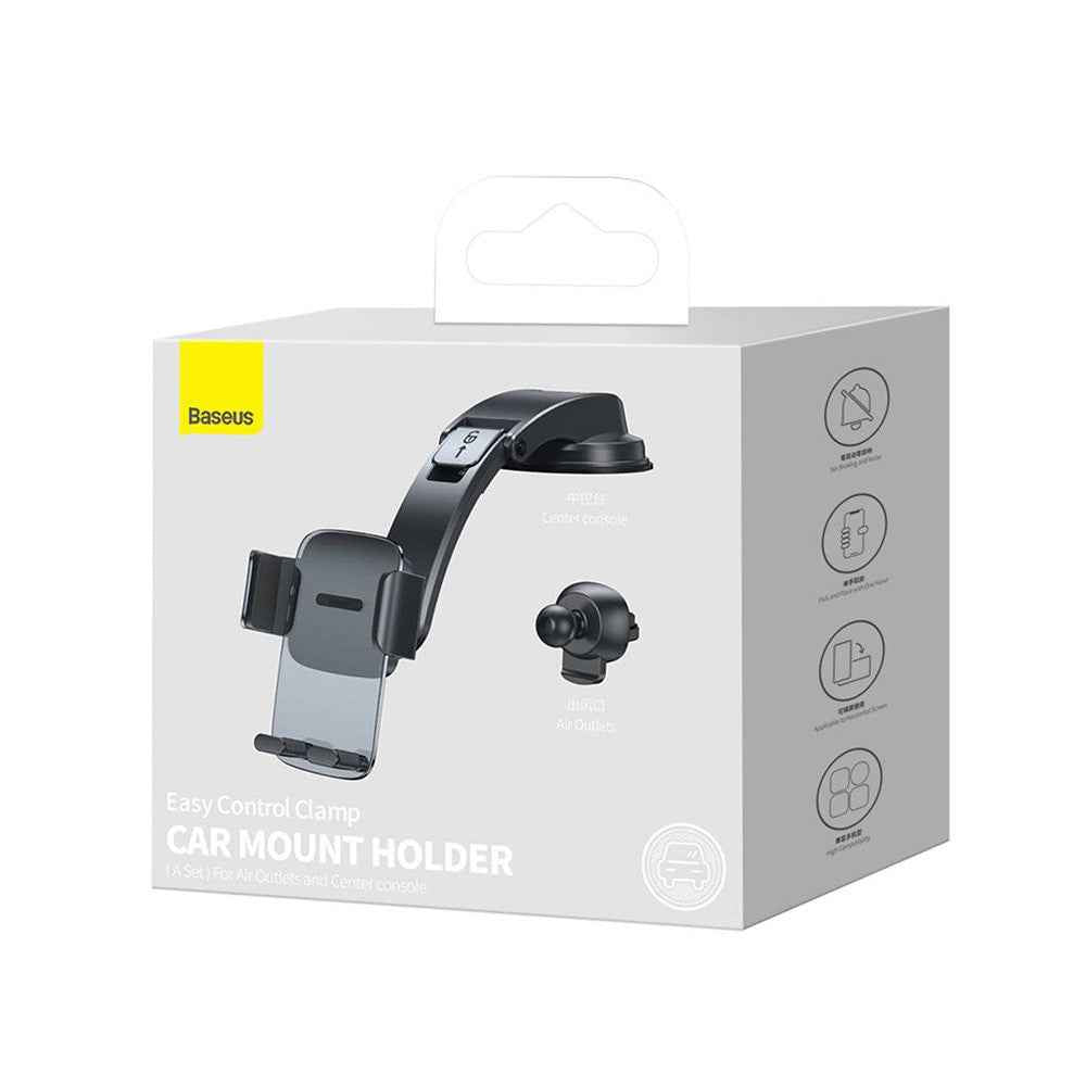 Baseus 2 in 1 Gravity Car Phone Mount Holder For Air Vent and Dashboard