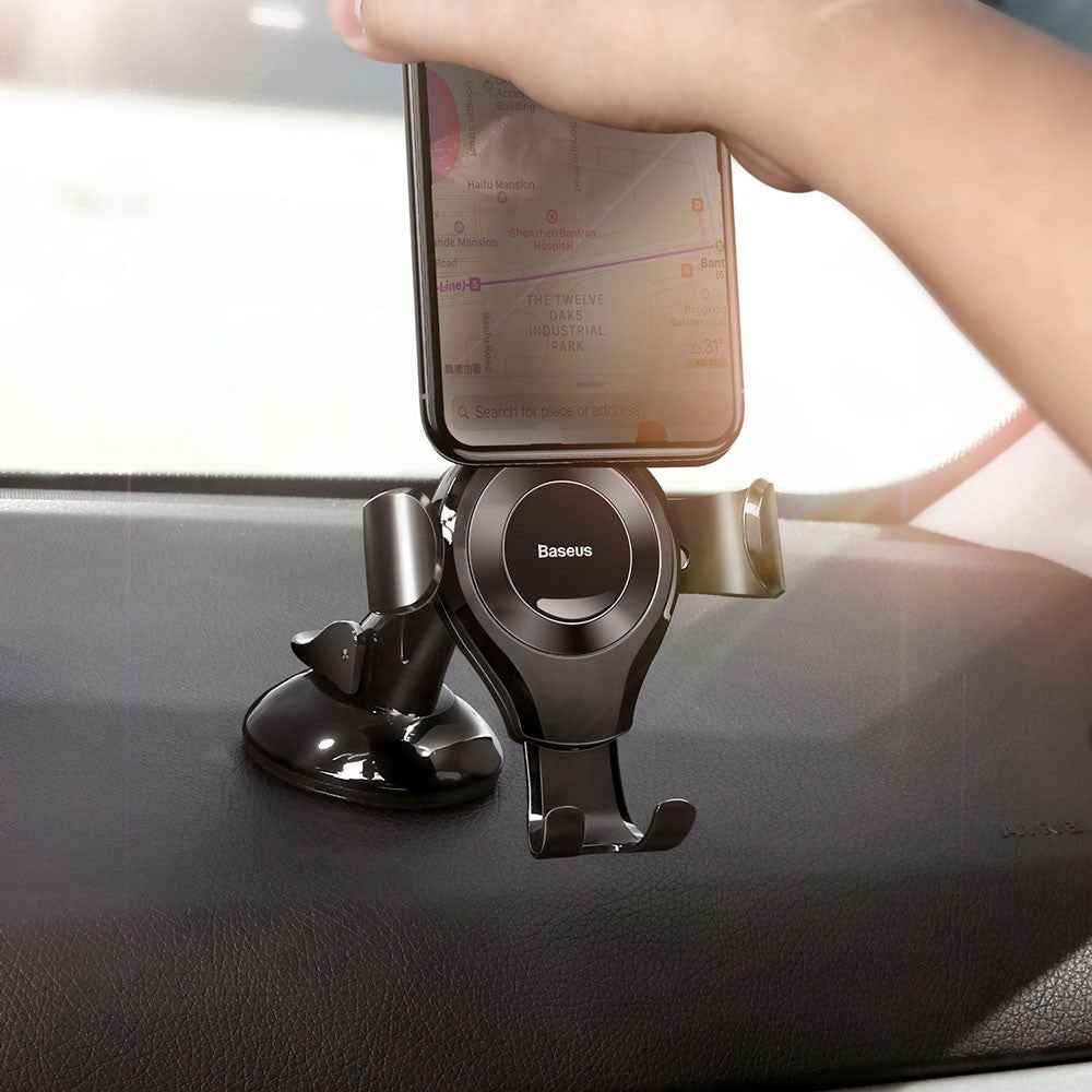 Baseus Osculum Gravity Car Mount Dashboard Windshield Phone Bracket Holder