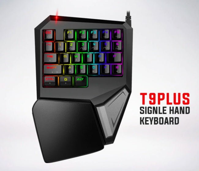 T9PLUS Single - handed Gaming keyboard 29 Buttons Mechanical Mini keypad - MyMobile