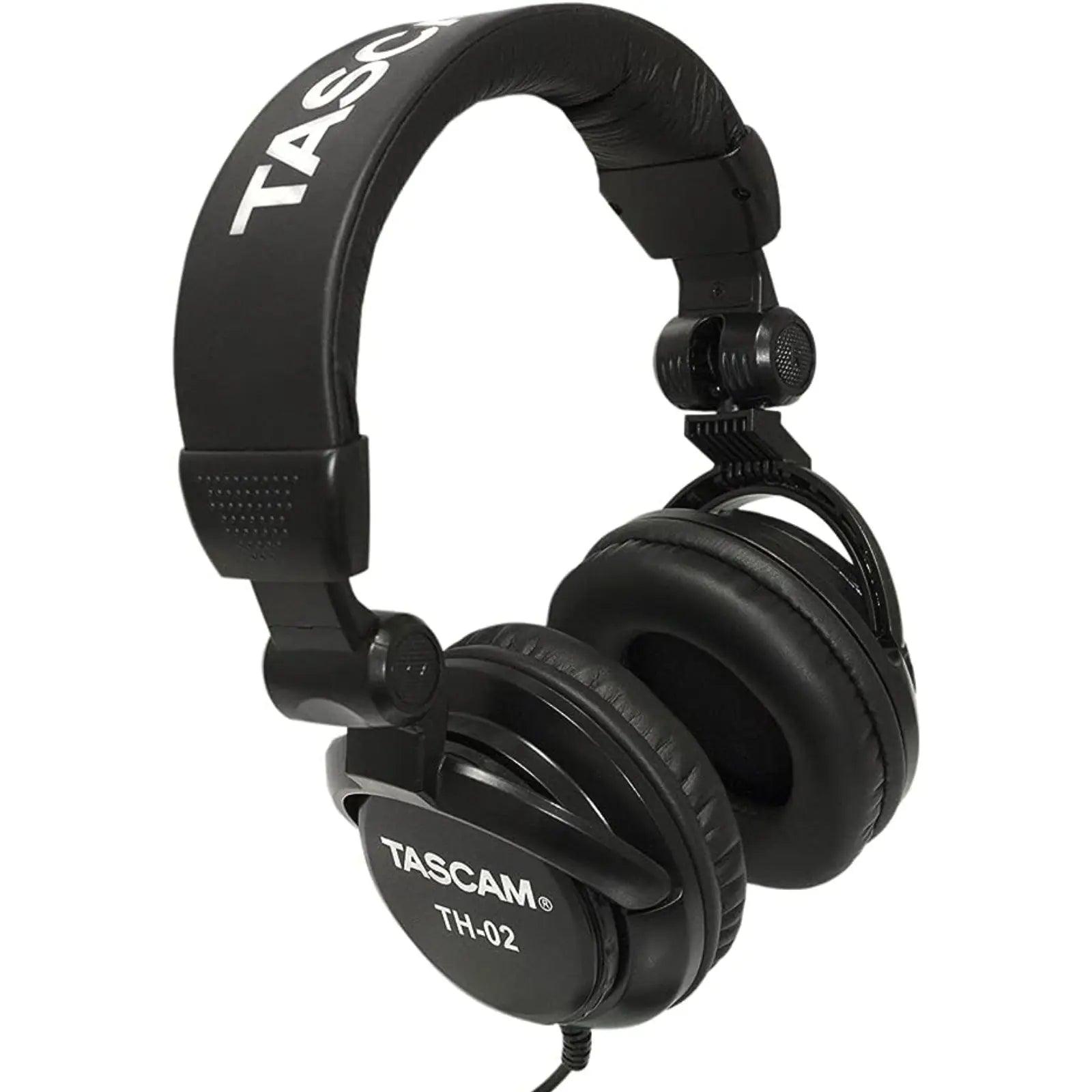 Tascam TH - 02 Studio Headphones (Black) - MyMobile