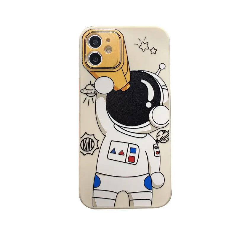 Telescope Astronaut Mobile Phone Case Soft Shell - MyMobile