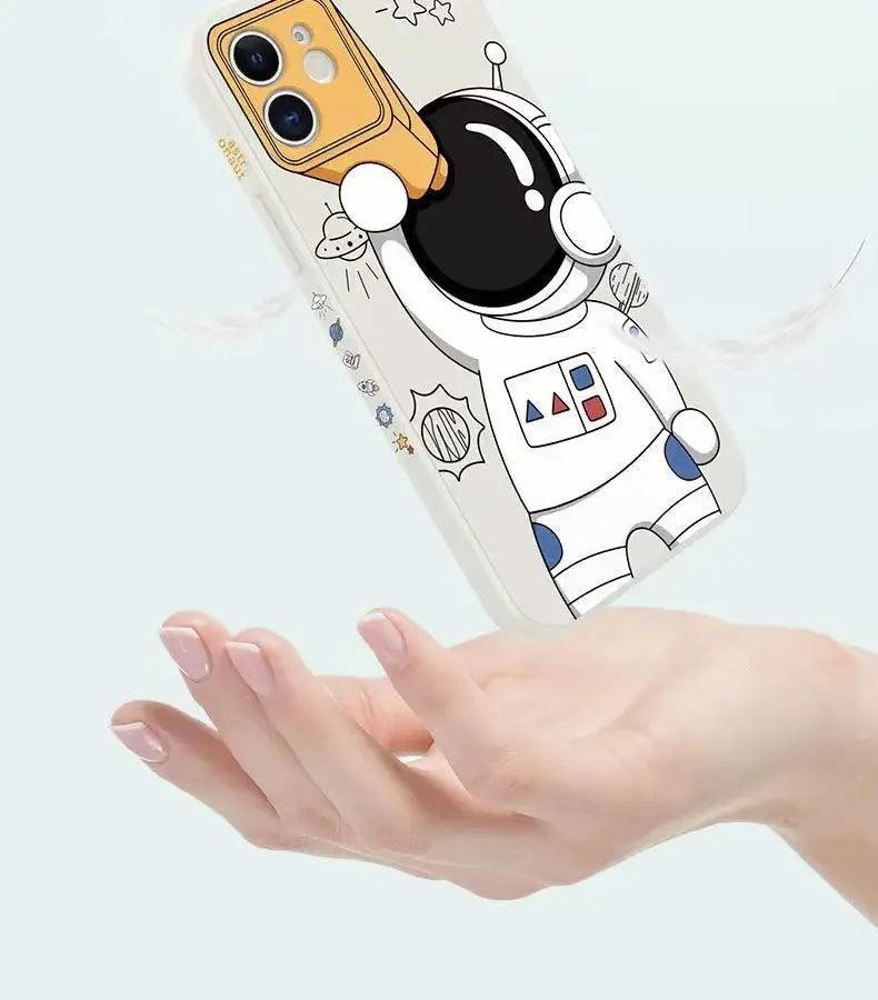 Telescope Astronaut Mobile Phone Case Soft Shell - MyMobile