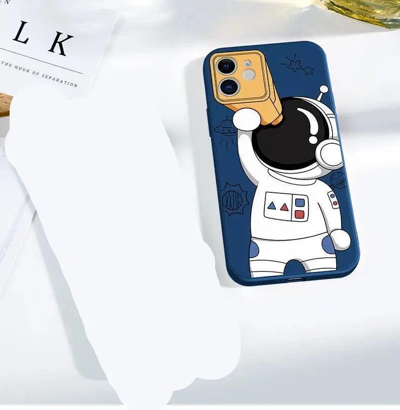 Telescope Astronaut Mobile Phone Case Soft Shell - MyMobile