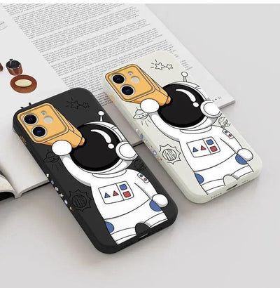 Telescope Astronaut Mobile Phone Case Soft Shell - MyMobile