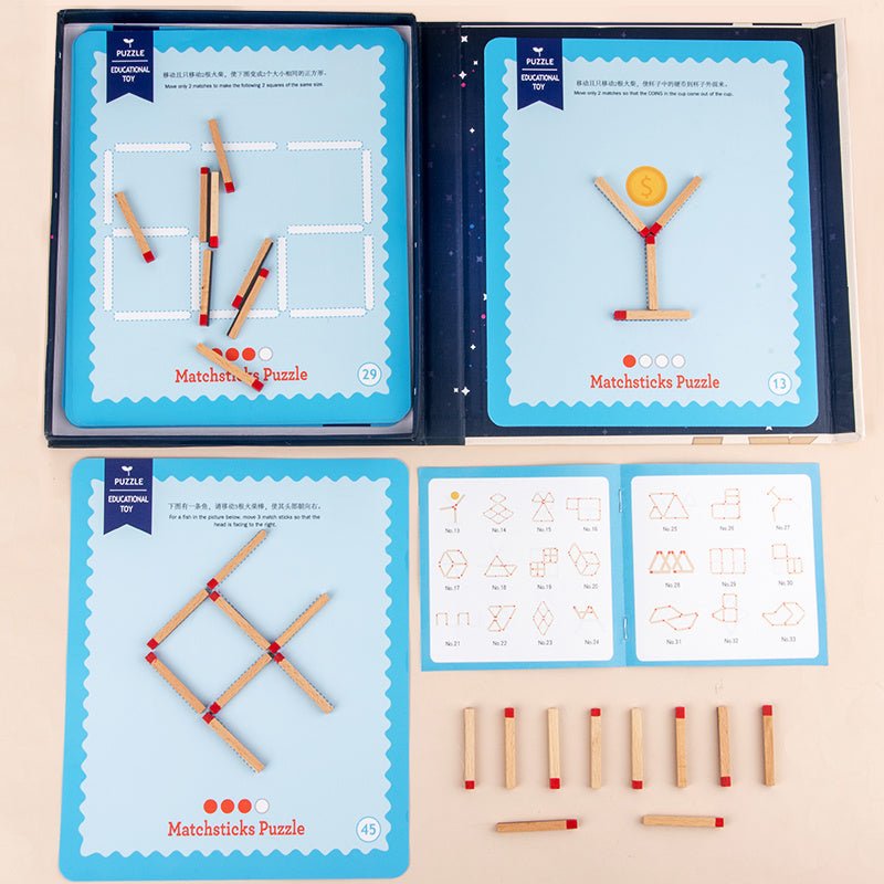 Thinking Match Montessori Children's Educational Toys Wooden Toys Early Education Toys - MyMobile