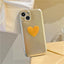 Three - dimensional Love Mobile Phone Electroplating Soft Shell - MyMobile