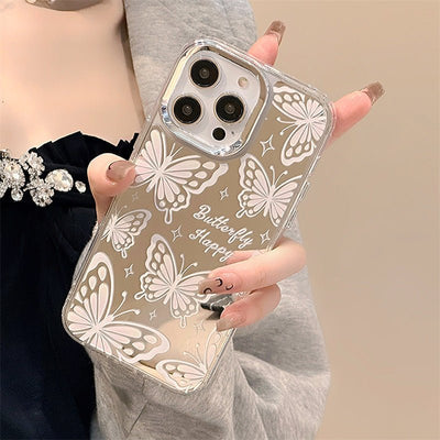 Three - in - one Mirror Phone Case For iPhone 15 - MyMobile