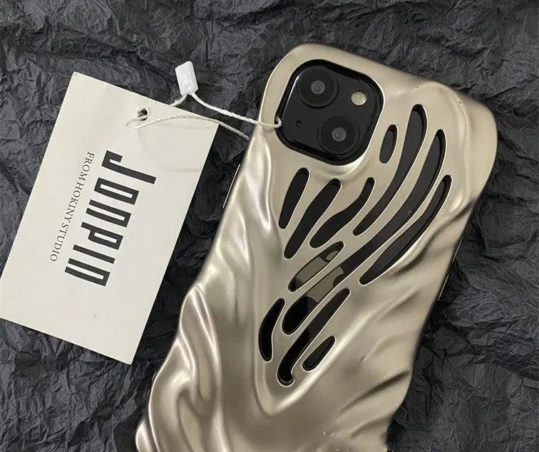 Titanium Gray Wind Hollowed Out Suitable For 1413 Phone Cases - MyMobile