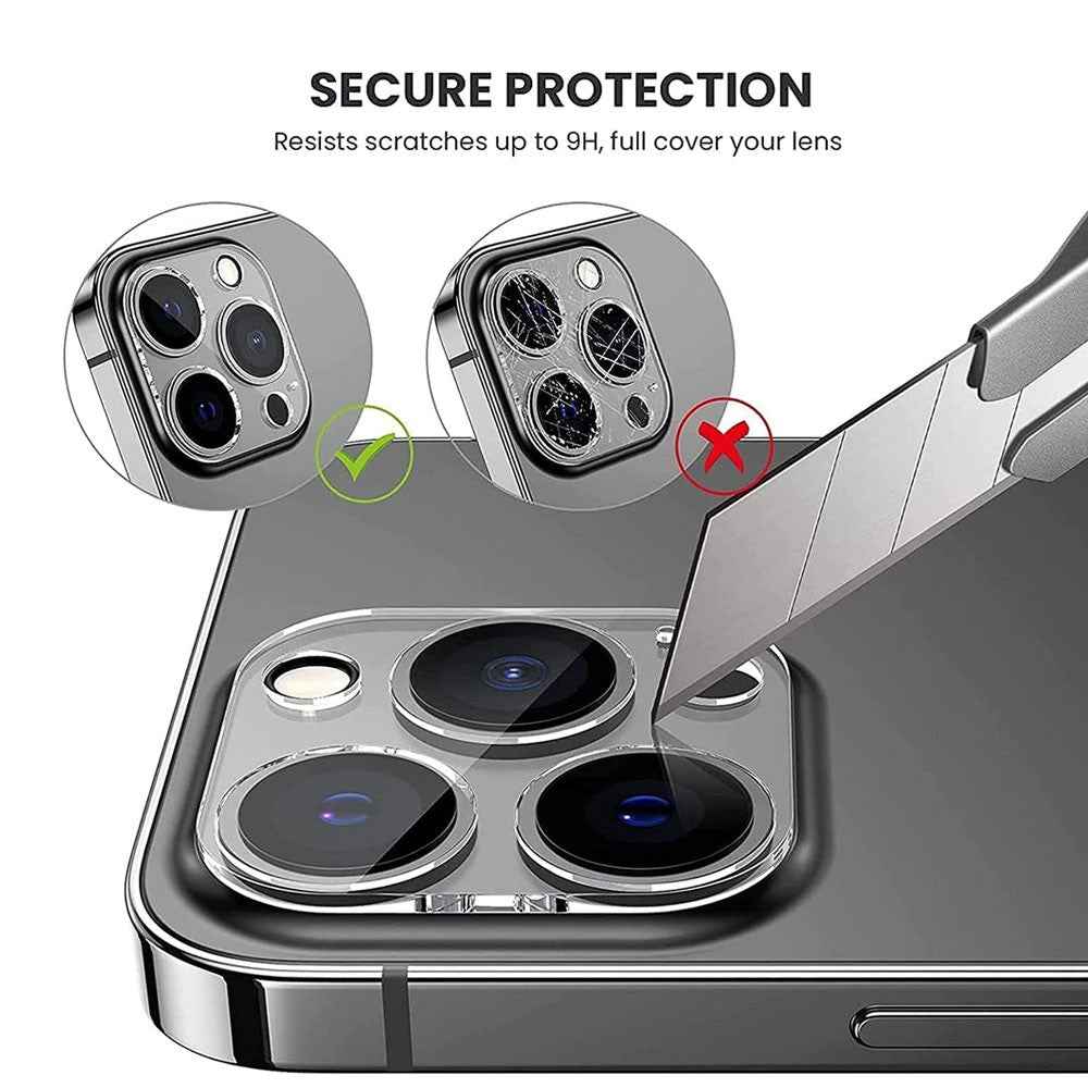 Kinglas 3D Transparent Camera Lens Protector Film for iPhone 15 Pro / iPhone 15 Pro Max