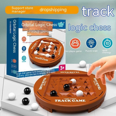 Track Logic Chess Double Battle Board Game Toy - MyMobile