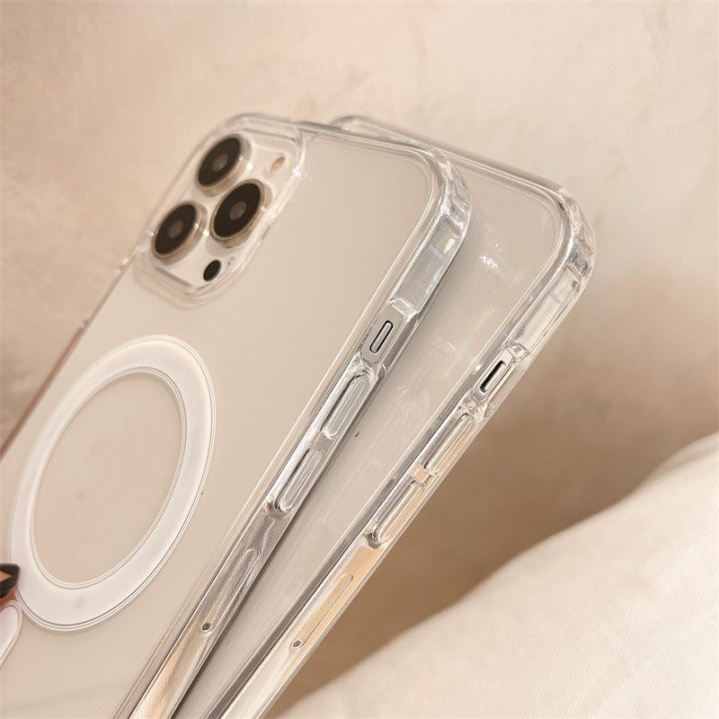 Transparent Animated Anti Drop Magnetic Phone Case For iPhone 14 - MyMobile