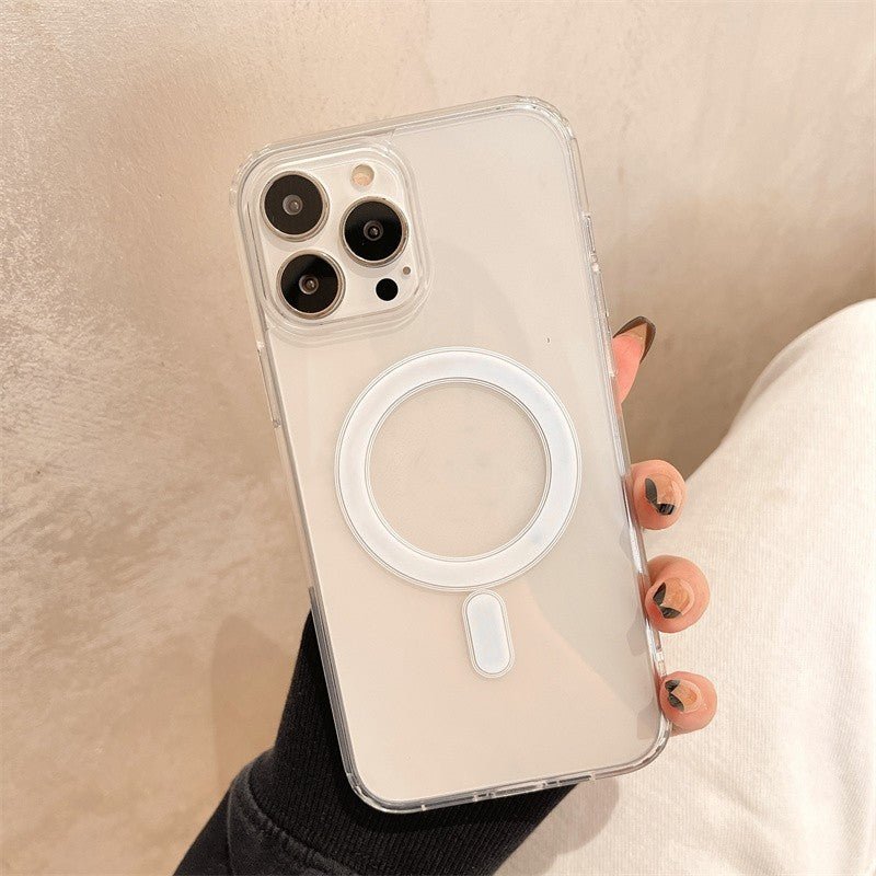 Transparent Animated Anti Drop Magnetic Phone Case For iPhone 14 - MyMobile