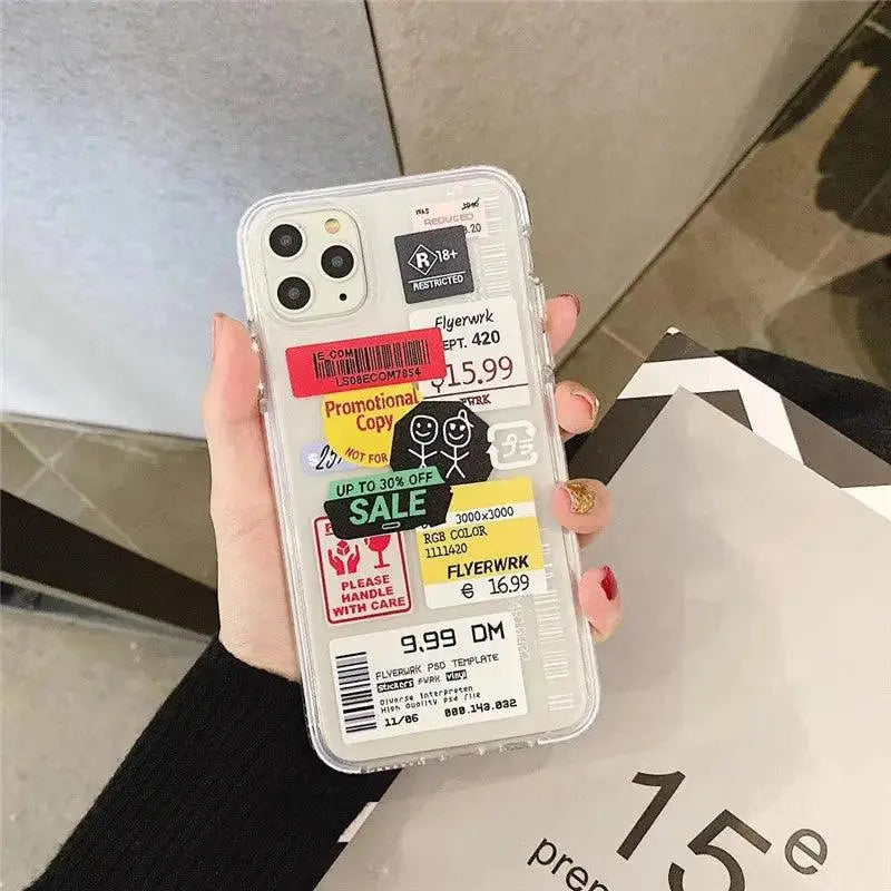 Transparent barcode mobile phone case - MyMobile