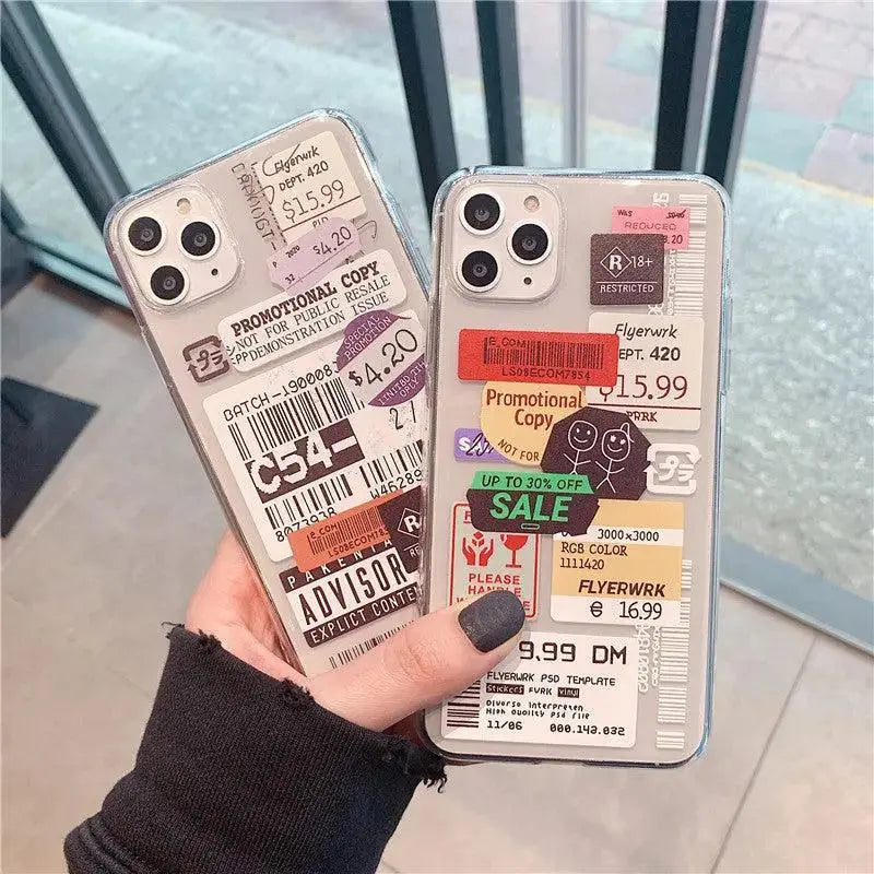 Transparent barcode mobile phone case - MyMobile