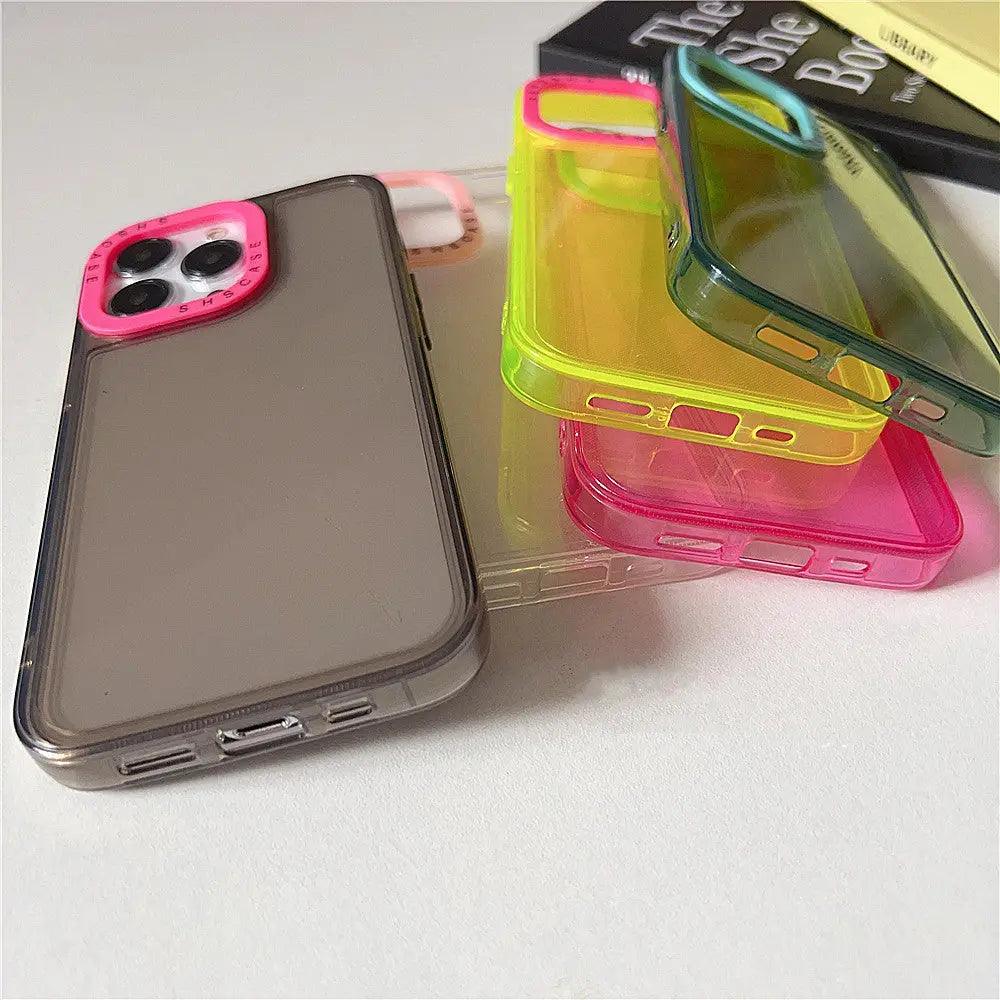 Transparent Color Photo Frame TPU Phone Case Soft Case Protective Cover - MyMobile