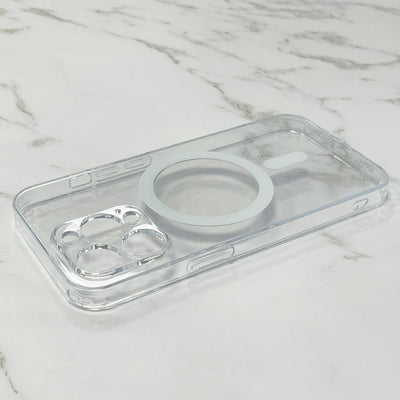 Transparent Glass Magnetic Magsafe Mobile Phone Case For iPhone 14 - MyMobile