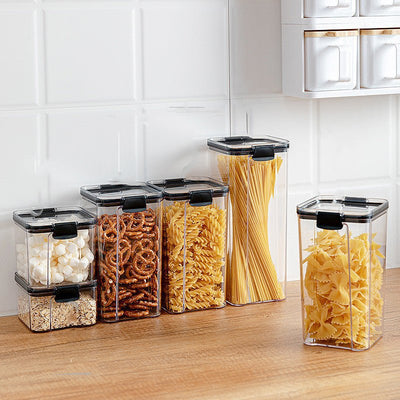 Transparent grain box with lid - MyMobile