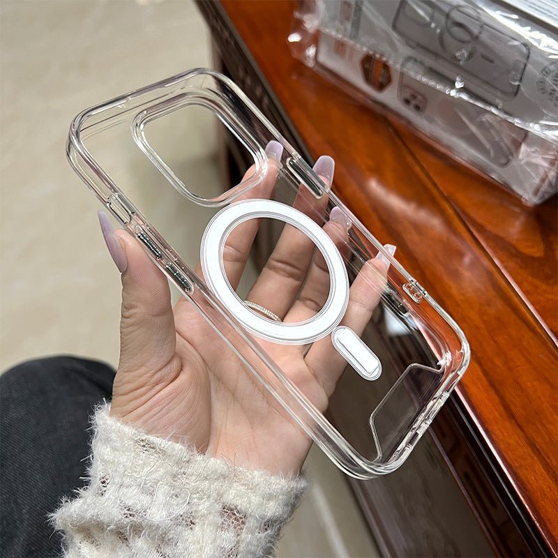 Transparent Magnetic Acrylic Phone Case For iPhone 16 - MyMobile