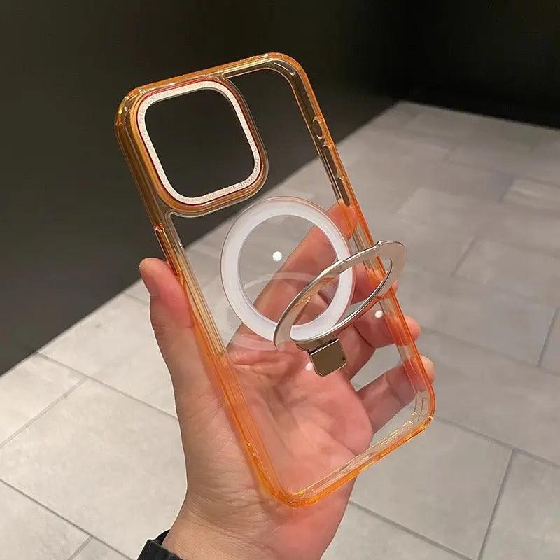 Transparent Magnetic Mobile Phone Protective Case - MyMobile