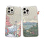 Transparent Mobile Phone Case With Mountain Illustration - MyMobile