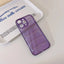 Transparent Purple Down Jacket Phone Case All - inclusive Fine Hole Airbag Drop - resistant - MyMobile