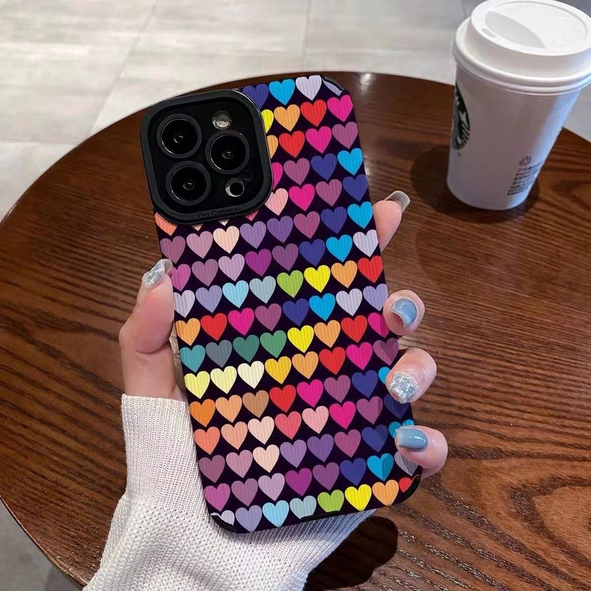 Trendy Color Love Mobile Phone Case For iPhone 14 - MyMobile