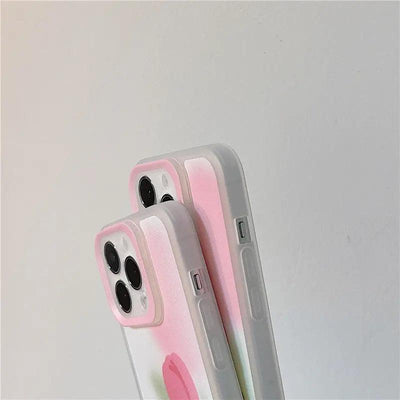 Tulip Transparent Tpu Mobile Phone Case Cover - MyMobile