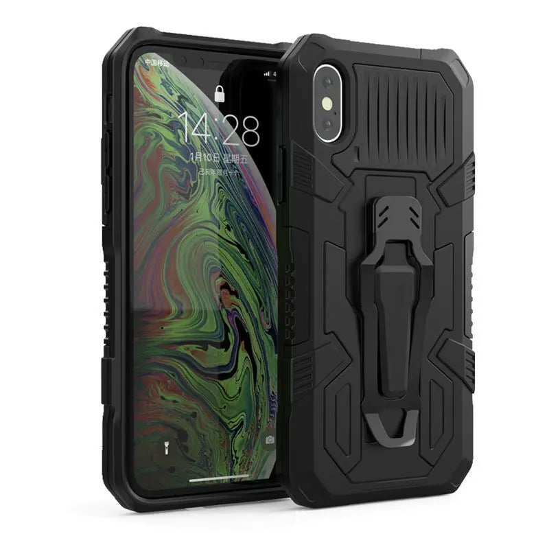 Two - in - one Mobile Phone Case With Magnetic Back Clip Bracket Samsung A Series - MyMobile