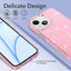 Ultimake Glitter Shockproof Case Cover for iPhone 15 Pink Clear - MyMobile