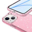 Ultimake Glitter Shockproof Case Cover for iPhone 15 Pink Clear - MyMobile