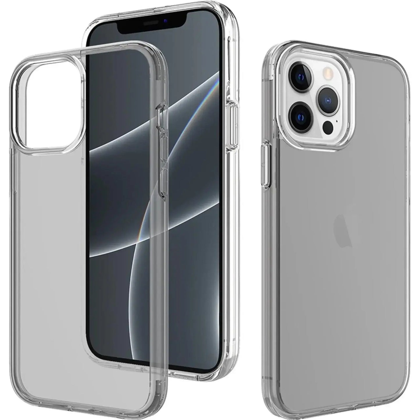 Ultimake Shockproof Case Cover for iPhone 15 Plus Black Clear - MyMobile