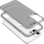 Ultimake Shockproof Case Cover for iPhone 15 Plus Black Clear - MyMobile