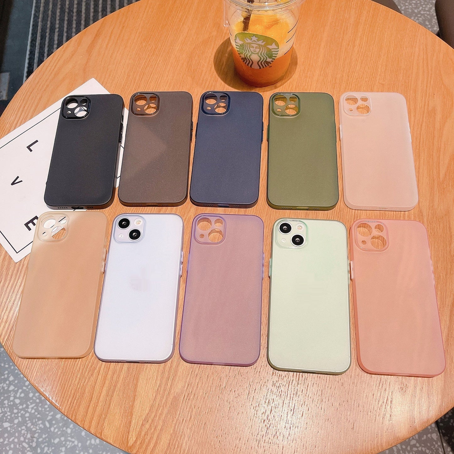 Ultra - thin Frosted Heat Dissipation Fine Hole Phone Case For iPhone 15 - MyMobile